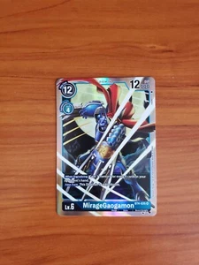 Digimon Great Legend - MirageGaogamon - Super Rare - BT4-035 SR - Picture 1 of 2