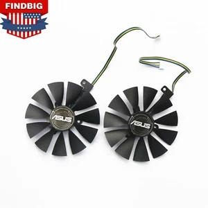 New Graphics Card Fan For ASUS Dual GeForce RTX 2080 RTX 2070 RTX 2060 88mm 4PIN - Afbeelding 1 van 4
