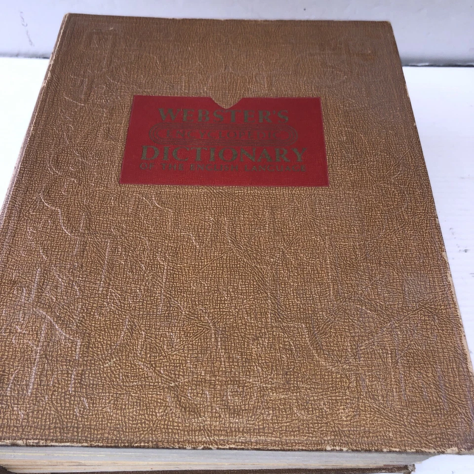 Websters Encyclopedic Dictionary of the English Language 1957 Int Edition - Image 1 of 4