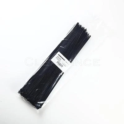 MICRO 100 x 15' inch ZIP Ties Nylon 40 lbs Strap Cable Wire Tires - Black Free Ship