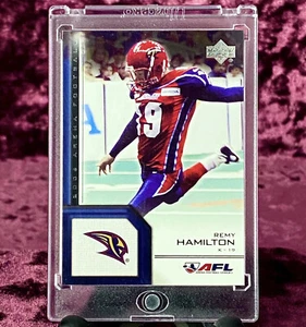 Remy Hamilton 06 Upper Deck Arena AFL RC MINT LA Avengers Jersey Michigan Kicker - Picture 1 of 7