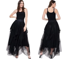 NUOVA Gonna Maxi TOV HOLY Maglia Nera Raccolta Rete Rete Nera S M L XL al dettaglio 216 - Foto 1 di 9