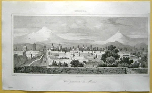 Impresión 1843 VISTA DE LA CIUDAD DE MÉXICO, #33 - Imagen 1 de 1