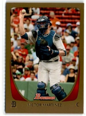 Victor Martinez Detroit Tigers 2011 Bowman Gold #189 - Image 1 of 2