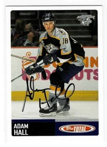 Adam Hall Signed 2002/03 Topps Total Rookie Card #413 - Picture 1 of 1