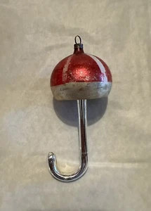 Vintage Blown Glass Umbrella Parasol Christmas Ornament - Picture 1 of 5