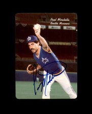 Paul Mirabella Hand Signed 1986 Mother's Cookies Seattle Mariners Autograph