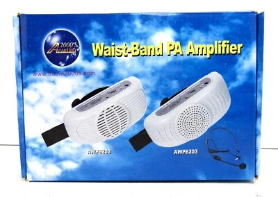 Personal PA System with a Headset Microphone Audio2000'S AWP6202 Waist-Band  NEW - Image 1 of 4