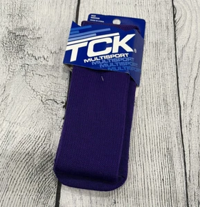 TCK MULTISPORT SOCKS Purple Polyester  M FOOTBALL SOCCER BASEBALL Q1 - Picture 1 of 3