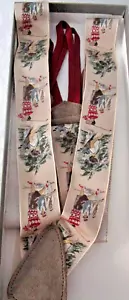 Trafalgar Herren Seide Hosenträger Hosenträger GOLFMOTIV ~ sehr guter Zustand ~ mit Karton - Bild 1 von 10