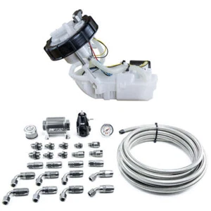 Kit de bomba y línea de retorno DeatschWerks DW400 para 01-06 Civic RSX 9-401-607-7040 - Imagen 1 de 3
