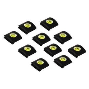 10 Packs Camera Flashlight Hot Shoe Cover w/ Bubble Spirit Level f Canon,Nikon - Picture 1 of 2