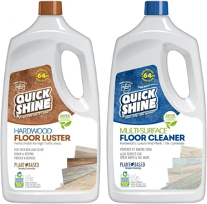 Hardwood Floor Cleaner & Polish 64Oz | Plant-Based, Multi-Surface, Ready to Use - Picture 1 of 12