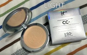 🟡IT COSMETICS AIRBRUSH PERFECTING POWDER 🔴Light (W) 0.33 OZ full size new - Picture 1 of 1