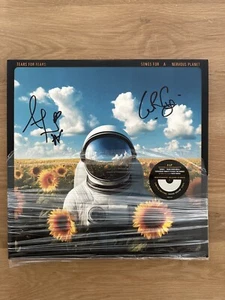 Tears For Fears SONGS FOR A NERVOUS PLANET Cocoa Cream 2LP Signed Vinyl - Picture 1 of 2