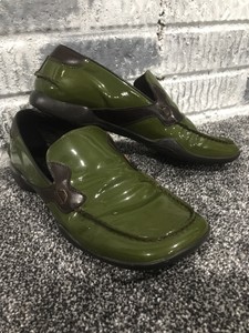 green prada shoes