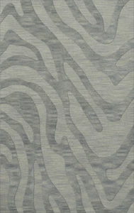 Blue Swirls Lines Stripes Transitional Area Rug Animal Print DV2 - Picture 1 of 35