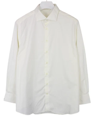 Suitsupply Camicia Formale Slim Da Uomo 2XL Collo Cutaway Bianca - Immagine 1 di 4