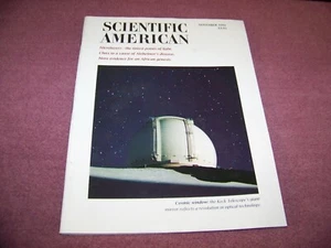 Scientific American Magazine Vintage 1991 Cosmic Window Keck Telescope - Picture 1 of 4
