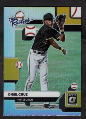 2020 Oneil Cruz Donruss Optic Baseball Silver The Rookies RC Pirates #51 - Image 1 of 2