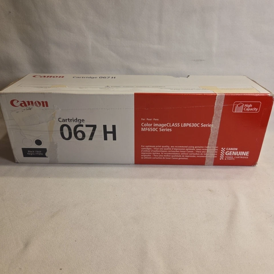 Canon Genuine 067 H Toner Cartridge In Black 5106C001 AA