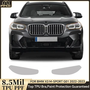 Película de protección de pintura precortada transparente PPF para faros para BMW X3 M-SPORT G01 22-23 - Imagen 1 de 19