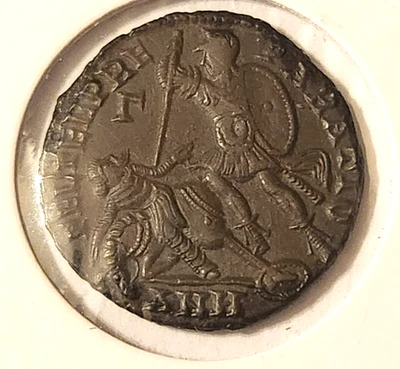 Constantius II, Soldier & Fallen Horseman, RIC 83, Constantinople. - Image 1 of 4