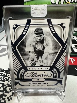 Béisbol impecable Panini 2024 #85 (zafiro) Honus Wagner/15 Foto 1 de 2