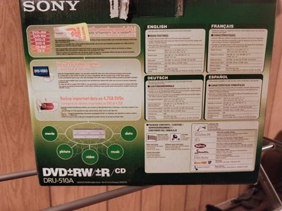 NUEVO SONY INTERNO DRU DVD +-RW R CD ROM UNIDAD ÓPTICA REGRABABLE ATAPI EIDE ATA  Foto 1 de 4