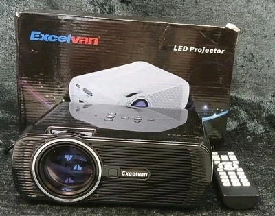 ExcelVan LED Projector LCD Image System Cinema Experience Movies Games U2S5 - Image 1 of 4