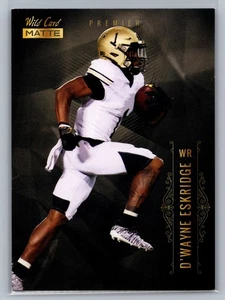 2021 Wild Card Matte #MBC-42 D'Wayne Eskridge - Picture 1 of 2