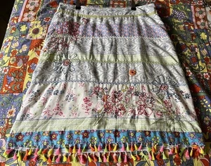 White Stuff Cotton Lined Multicoloured Bespoke Skirt Size 16 - Picture 1 of 4