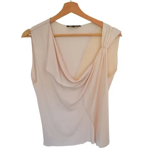 Rozae Nichols Asymmetrical Silk Tank Size Medium - Picture 1 of 5