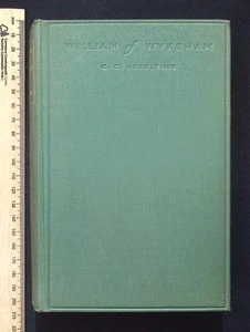 William of Wykeham - A Commentary by G. C. Heseltine, 1932 1st Edition HB - Picture 1 of 16