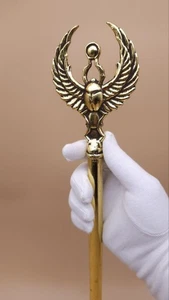 Authentic Ancient Egyptian Antiques Scarab Stick Egyptian Stick Egyptian BC - Picture 1 of 10