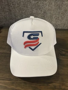USSSA United States Specialty Sports Association Snapback Mütze L/XL rot weiß - Bild 1 von 6