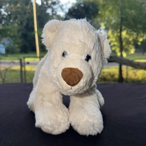 Build A Bear Under The North Star White Cream 12" Polar Bear Sitting Plush Toy - Picture 1 of 4