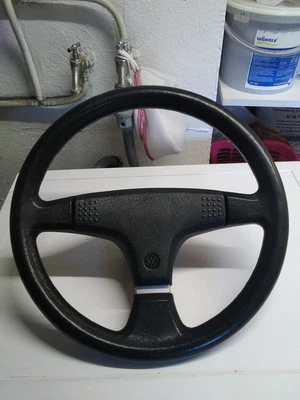 Lenkrad Drei Speichen VW Polo MK2 86C 321419660 - Bild 1 von 3