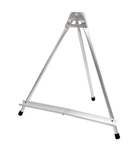 Tischstaffelei Alu silber, Displaystaffelei, Bildhalter für Keilrahmen, Malen - Bild 1 von 3