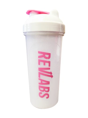 Taza coctelera RevLabs 24 oz - logotipo rosa RevLabs en botella blanca B21 Foto 1 de 1