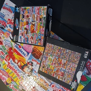 White Mountain Hostess 1000 Piece Puzzle Pre-owned Complete - Picture 1 of 14