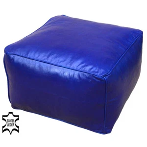 Orientalische Pouf Handmade Echtes Leder Sitzhocker Hocker Fußhocker Sitzpouf - Bild 1 von 1