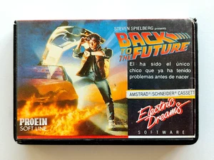 REGRESO AL FUTURO BACK TO THE FUTURE ELECTRIC DREAMS AMSTRAD CPC 464 664 6128 - Imagen 1 de 10