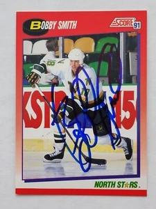 1991-92 Score BOBBY SMITH Signed Card #32 - Picture 1 of 2
