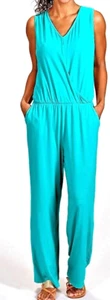 Neu mit Etikett neu FRISCHE PRODUKTE Luna blau OPHELIA STRETCH Strick-JUMPSUIT S, M oder L $ 95 - Bild 1 von 3