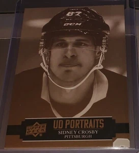 2021-22 Upper Deck Sidney Crosby UD Portraits #P-19 NHL Hockey Card Penguins - Picture 1 of 2