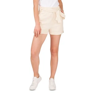 1.State Women's Paperbag Waist Shorts Beige Size 16 B4HP $69 - Picture 1 of 3
