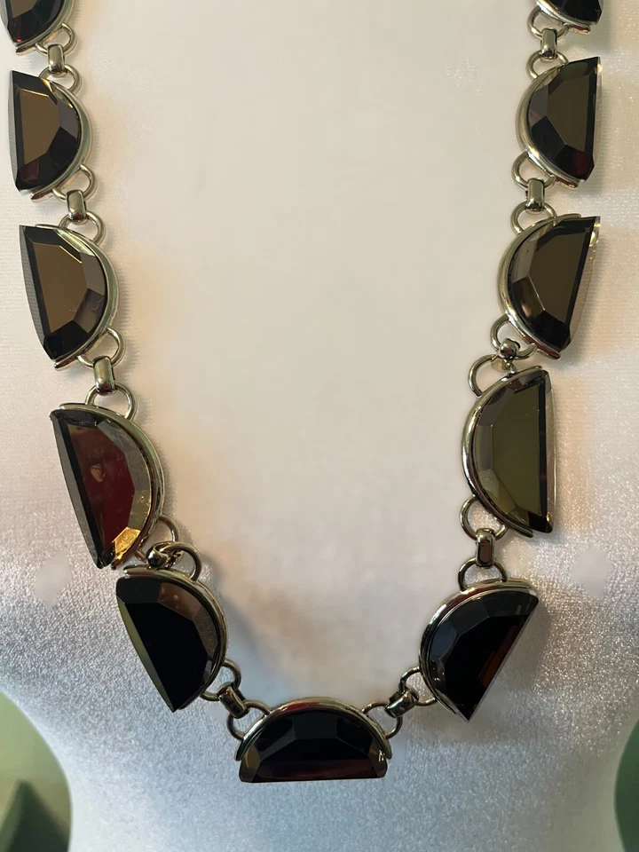 Collar de cuentas de vidrio verde, Coldwater Creek Foto 1 de 1