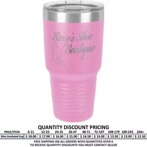 Personalized Lavender Vacuum Insulated Tumblers Custom Design Engraved Gifts Mug - Picture 1 of 10