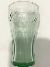 Coca Cola Green Glass Tumbler Small 4.5 Tall